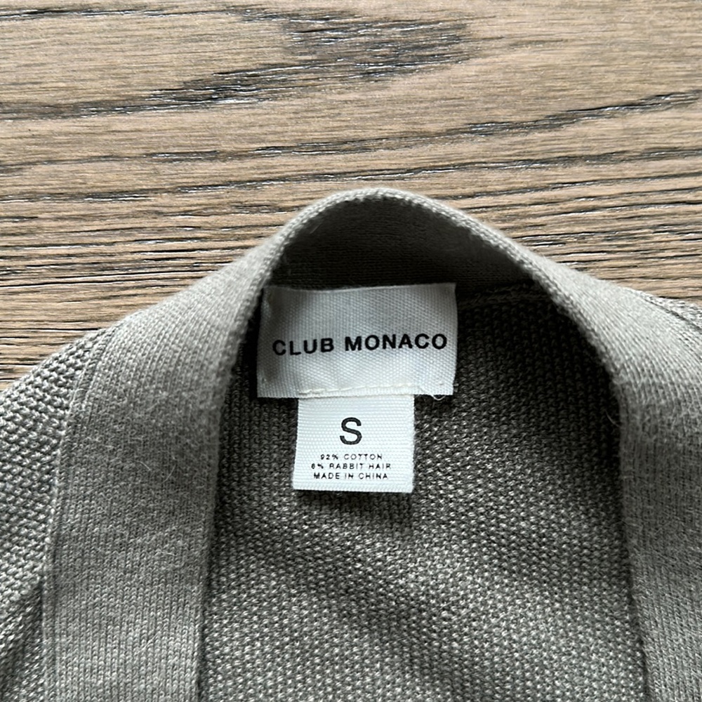 Club Monaco Cardigan (Olive)